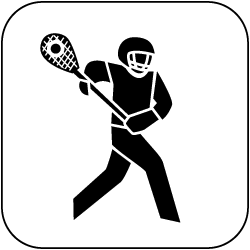 icon lacrosse schwarz auf weiss 250px